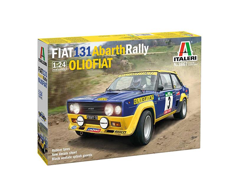 Italeri - 3667 - FIAT 131 Abarth Rally OLIO FIAT 1:24