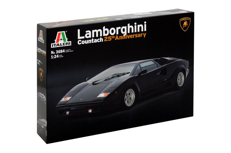Italeri - 3684 - LAMBORGHINI COUNTACH 25th Anniversary 1:24
