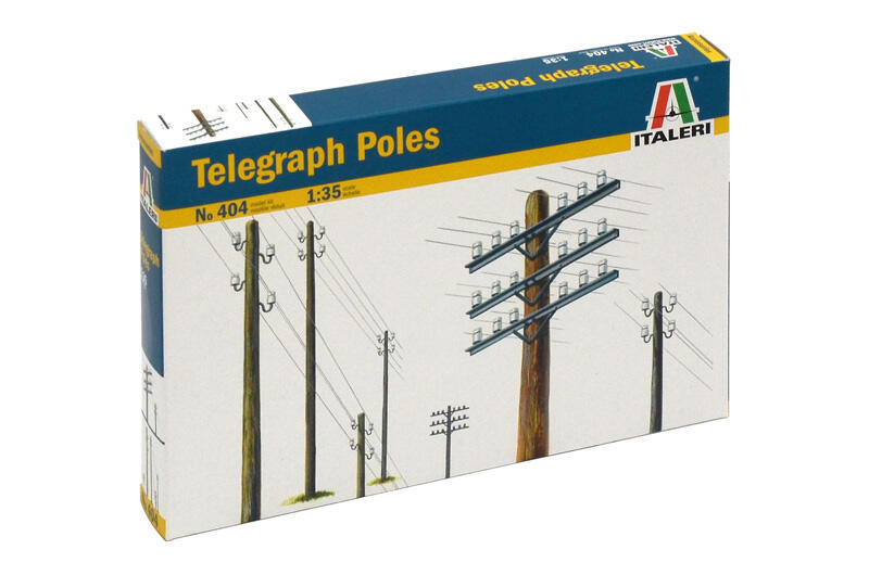 Italeri - 0404 - Telegraph Poles 1:35