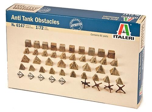 Italeri - 6147 - Anti Tank Obstacles 1:72