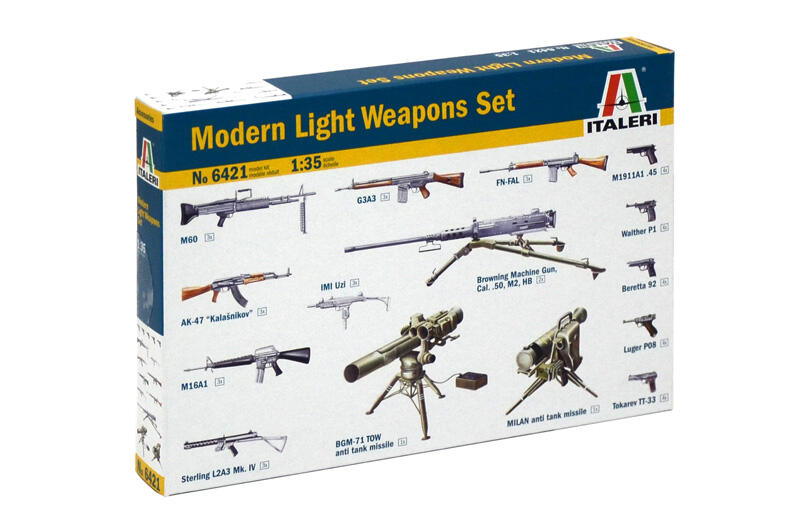 Italeri - 6421 - 6421 - Modern Light Weapon Set 1:35
