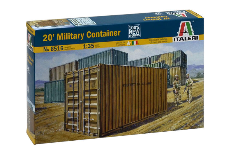 Italeri - 6516 - 20 Military Container 1:35