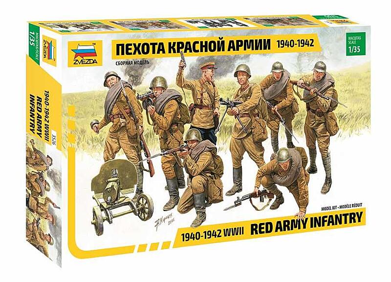 Zvezda - 3526 - Red Army Infantry (1940-42) 1:35