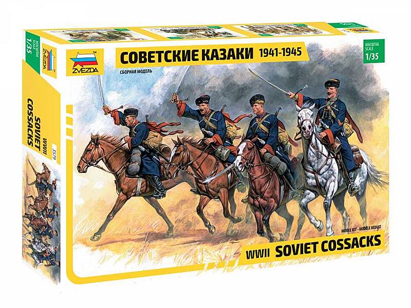 Zvezda - 3579 - Soviet Cossacks RR 1:35