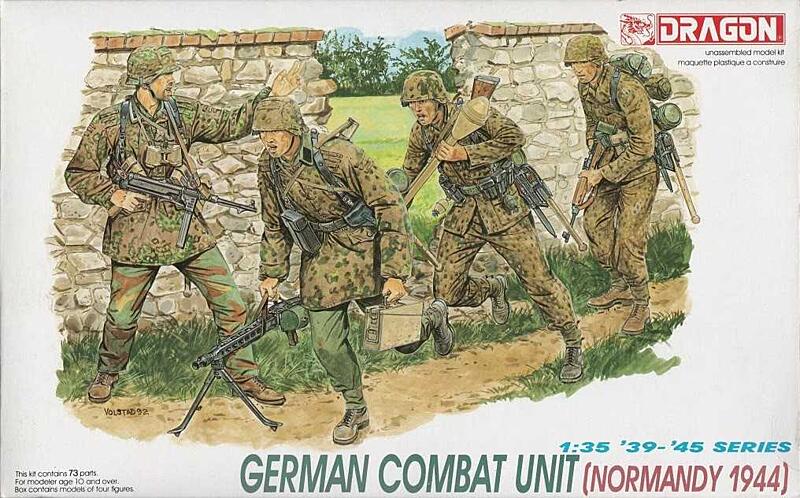 Dragon - 6003 - GERMAN COMBAT UNIT (NORMANDY 1944) 1:35