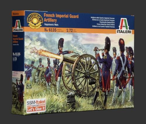 Italeri - 6135 - FRENCH IMPERIAL GUARD ARTILLERY NAP. WARS 1:72