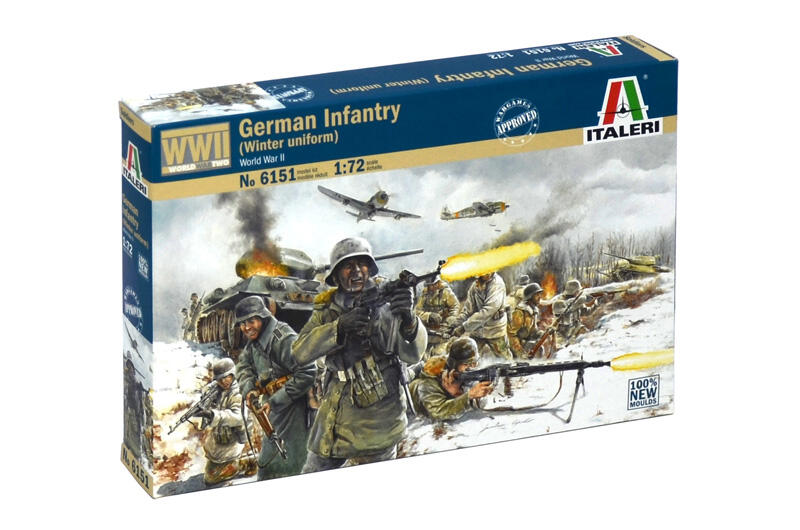 Italeri - 6151 - WWII - GERMAN INFANTRY Winter Uniform 1:72