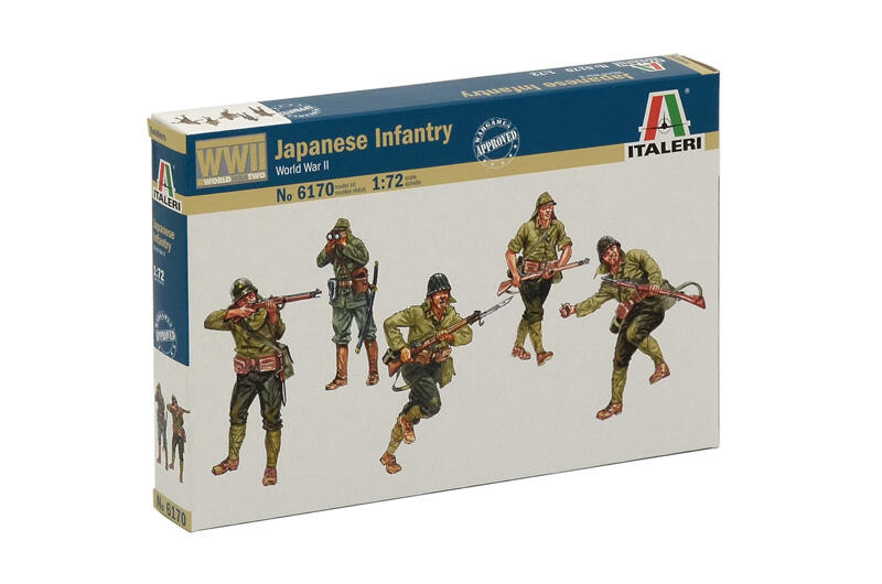 Italeri - 6170 - WWII - JAPANASE INFANTRY 1:72