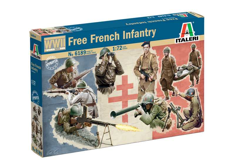 Italeri - 6189 - WWII - Free French Infantry 1:72