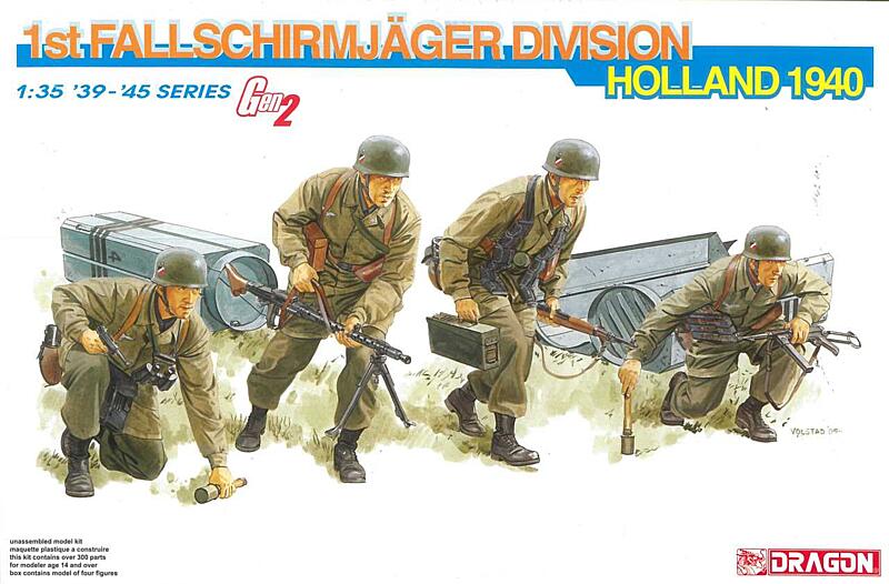 Dragon - 6276 - 1st FALLSCHIRMJÄGER DIVISION HOLLAND 1940 GEN2 1:35