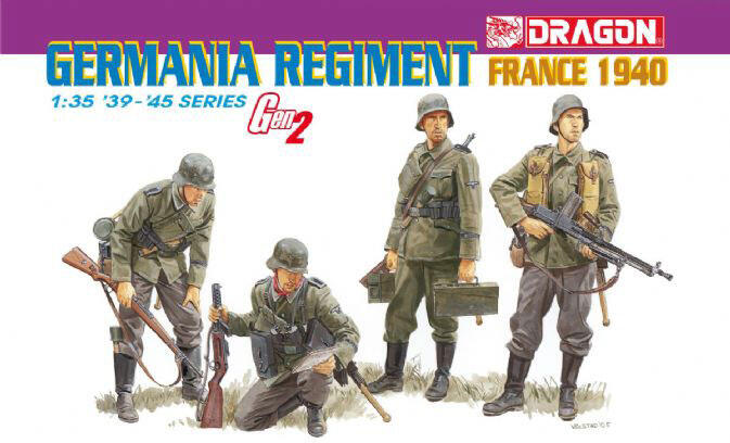 Dragon - 6281 - GERMANIA REGIMENT (FRANCE 1940) (GEN2) 1:35