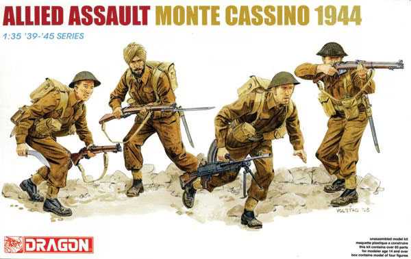 Dragon - 6515 - ALLIED ASSAULT MONTE CASSINO 1944 1:35