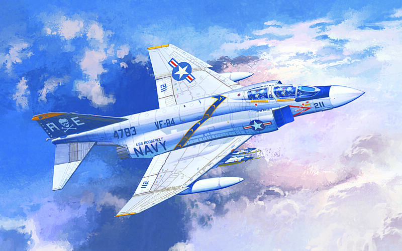 Academy - 12305 - F-4J VF-84 JOLLY ROGERS 1:48
