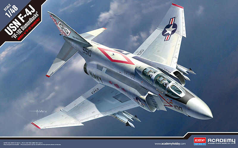 Academy - 12323 - USN F-4J VF-102 Diamondbacks 1:48