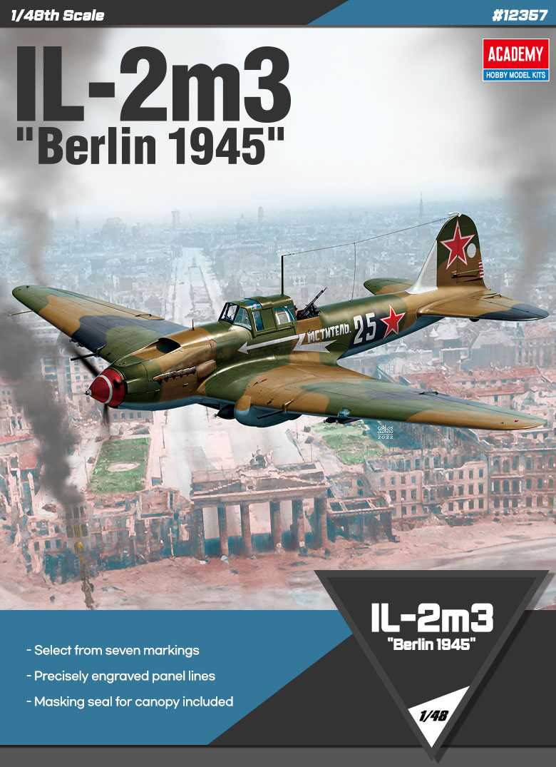 Academy - 12357 - IL-2m3 Berlin 1945 1:48