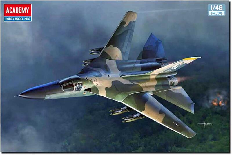 Academy - 12360 - USAF F-111A Aardvark Vietnam War 1:48