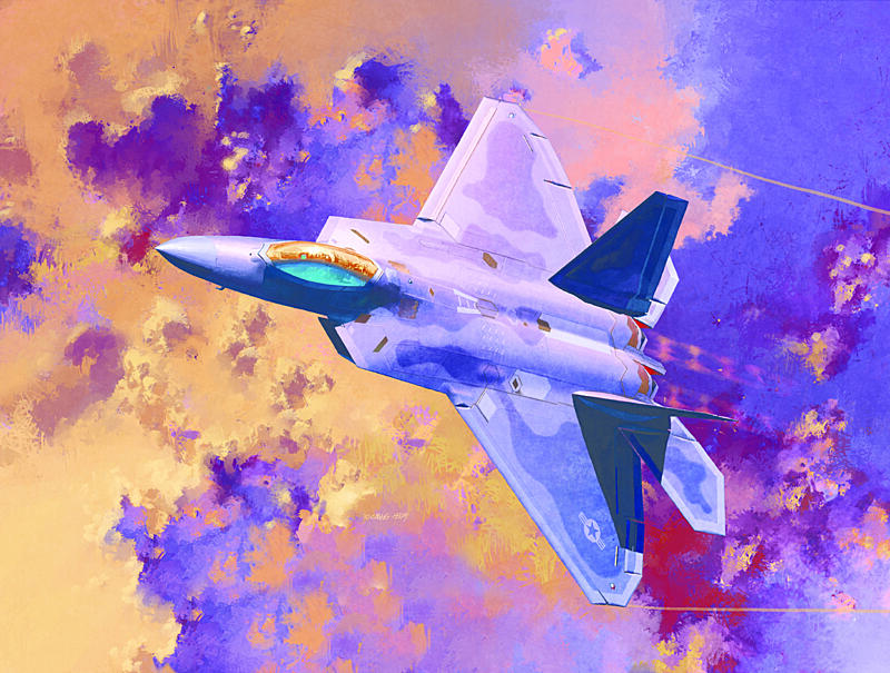 Academy - 12423 - F-22A AIR DOMINANCE FIGHTER 1:72