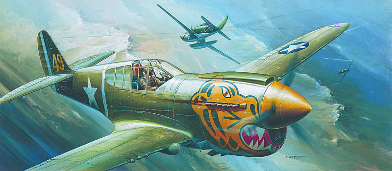 Academy - 12468 - P-40E 1:72