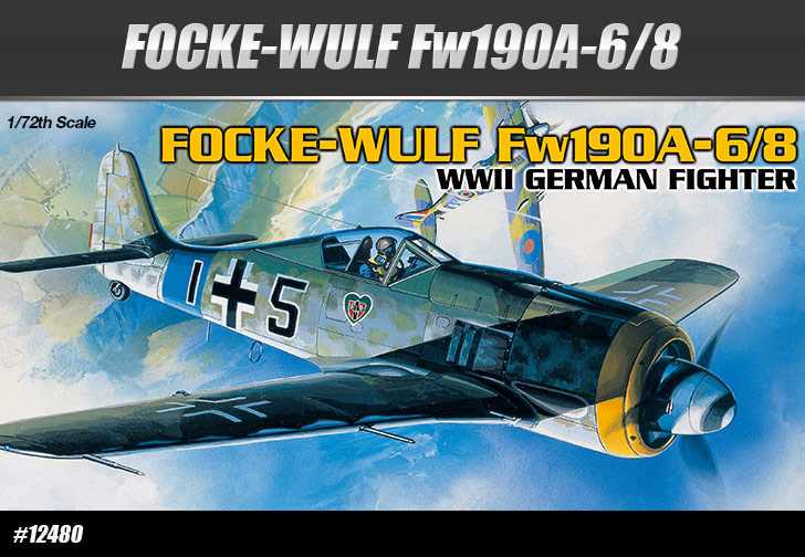 Academy - 12480 - FOCKE-WULF FW190A-6/8 1:72