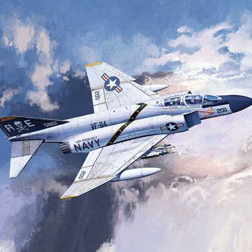 Academy - 12529 - USN F-4J VF-84 Jolly Rogers 1:72