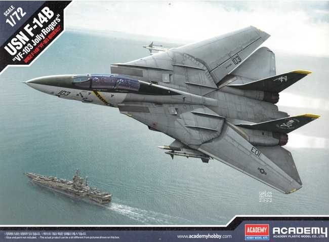 Academy - 12578 - USN F-14B VF-103 Jolly Rogers 1:72