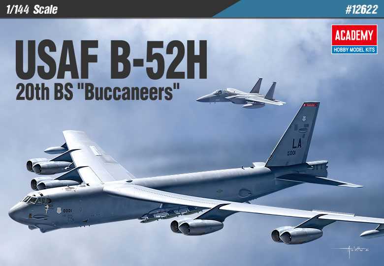 Academy - 12622 - USAF B-52H 20th BS Buccaneers 1:144
