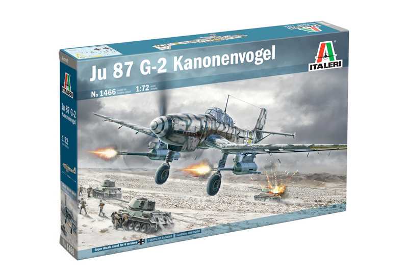 Italeri - 1466 - Ju-87 G-2 Kanonenvogel 1:72