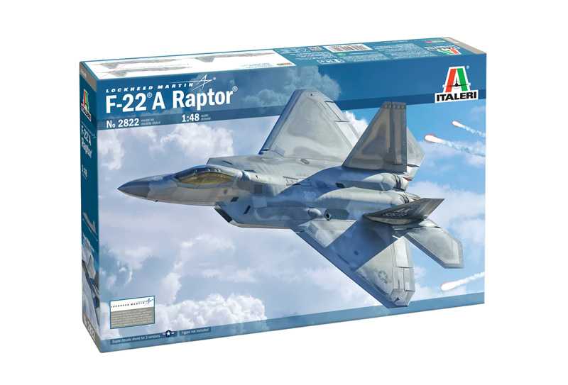 Italeri - 2822 - Lockheed Martin F-22A Raptor 1:48