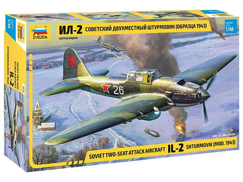 Zvezda - 4826 - IL-2 Stormovik mod.1943 1:48