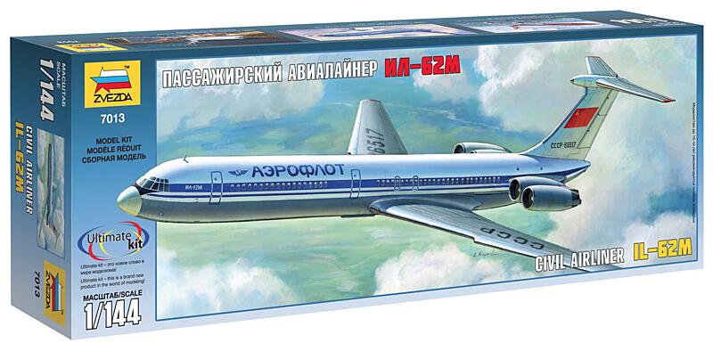Zvezda - 7013 - Ilyushin IL-62M 1:144