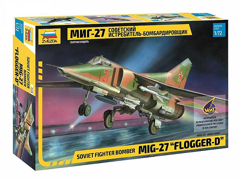 Zvezda - 7228 - MIG-27 (re-release) 1:72