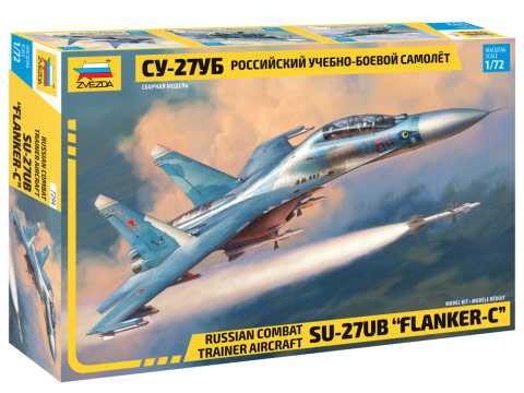 Zvezda - 7294 - Sukhoi SU-27 UB Flanker-C 1:72