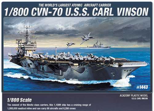 Academy - 14209 - USS CARL VINSON 1:800