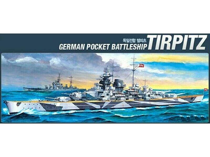 Academy - 14219 - BATTLESHIP TIRPITZ STATIC 1:800