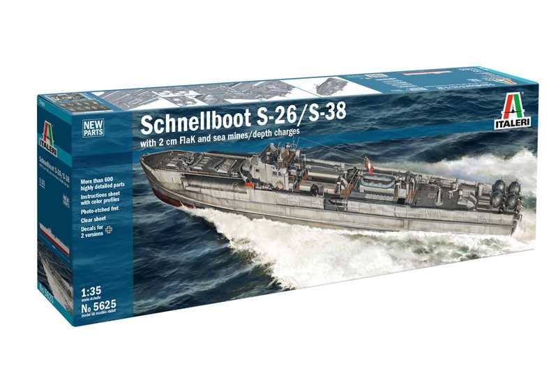 Italeri - 5625 - SCHNELLBOOT S-26/S-38 1:35