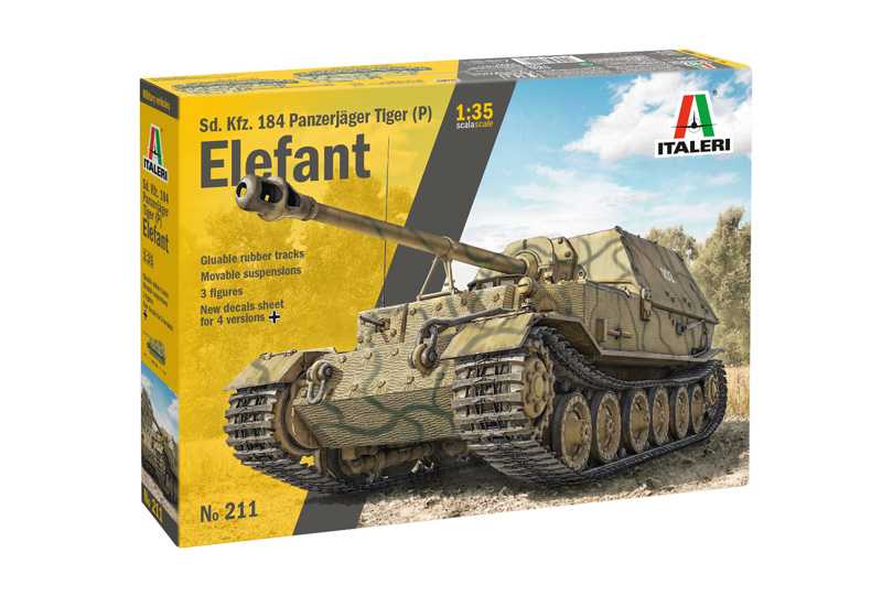 Italeri - 0211 - Sd.Kfz.184 PanzerJaeger Elefant 1:35