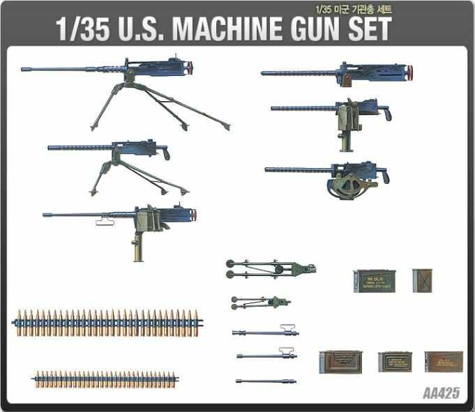 Academy - 13262 - US MACHINE GUN SET 1:35