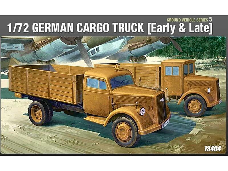 Academy - 13404 - GERMAN CARGO TRUCK E/L 1:72