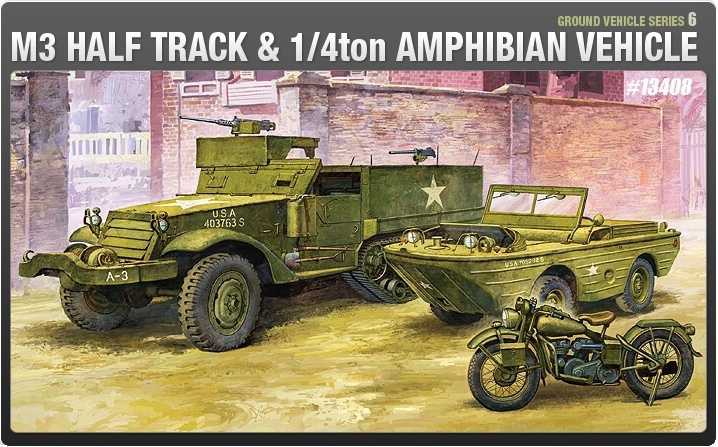 Academy - 13408 - M3 U.S HALF TRACK 1:72
