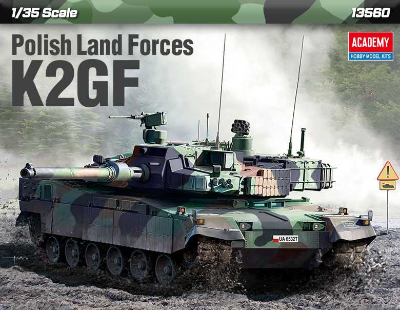 Academy - 13560 - Polish Land Forces K2GF 1:35