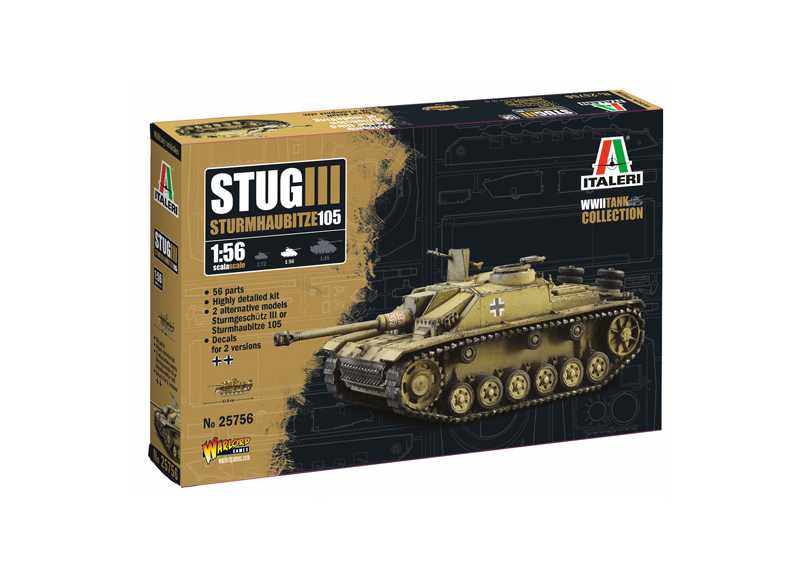 Italeri - 25756 - Sd. Kfz. 142/1 Sturmgeschütz III 1:56