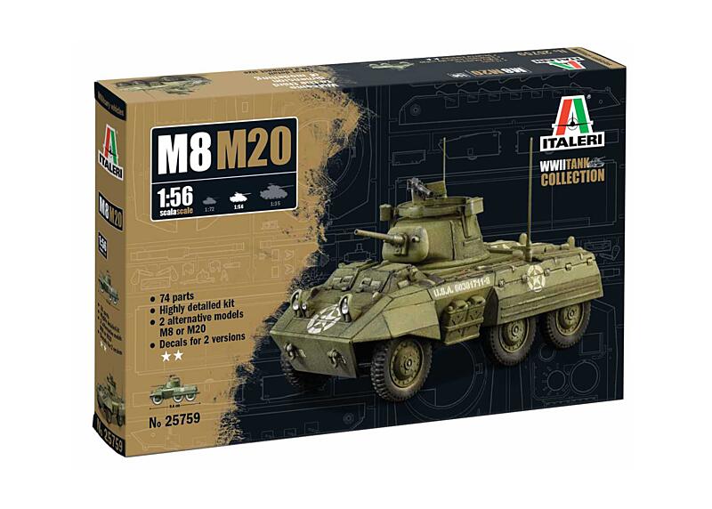 Italeri - 25759 - M8/M20 1:56