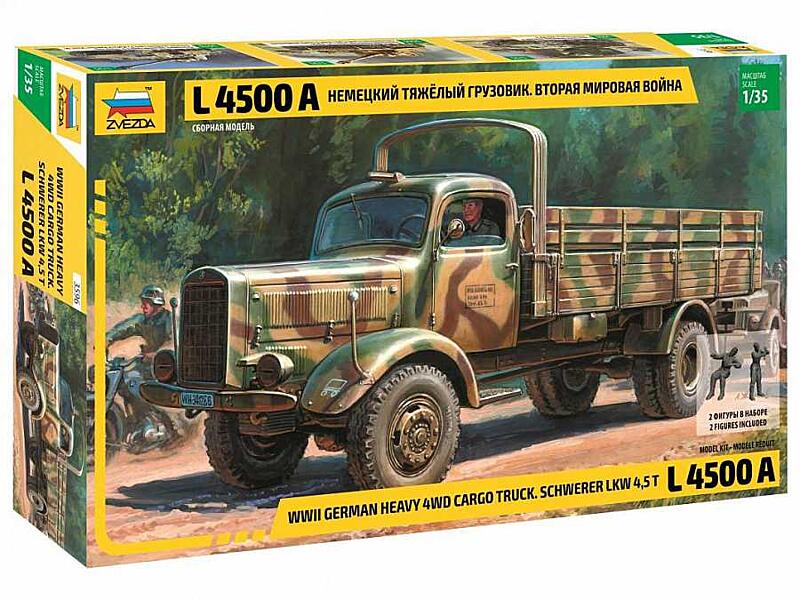 Zvezda - 3596 - German Heavy Truck L4500A 1:35