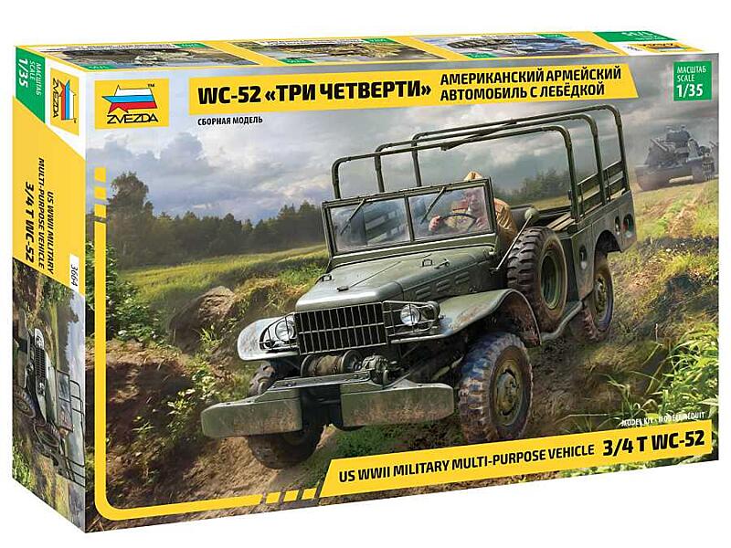 Zvezda - 3664 - Dodge WC-52 1:35