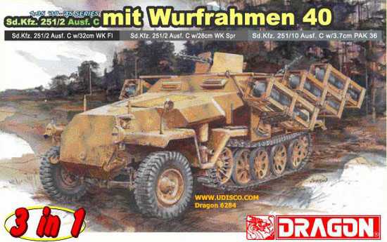 Dragon - 6284 - Sd.Kfz.251 Ausf.C mit WURFRAHMEN 40 1:35