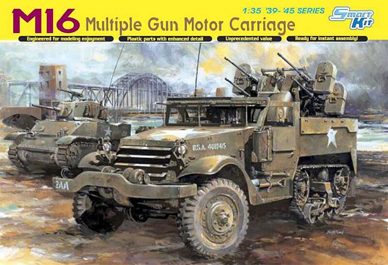 Dragon - 6381 - M16 MULTIPLE GUN MOTOR CARRIAGE SMART KIT 1:35