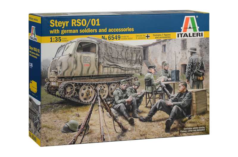 Italeri - 6549 - STEYR RSO/01 with GERMAN SOLDIERS 1:35