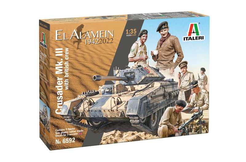 Italeri - 6592 - Crusader Mk. II and British Tank Crew 1:35