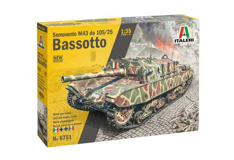 Italeri - 6751 - Semovente M43 “Bassotto” 1:35