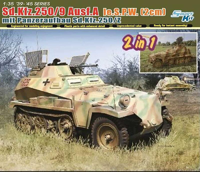 Dragon - 6859 - Sd.Kfz.250/9 le.S.P.W. mit PANZERAUFBAU Sd.Kfz.250/Z 1:35
